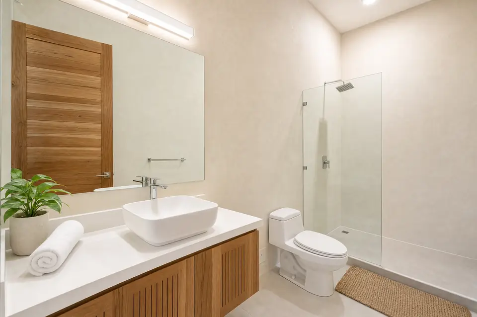 Casa Guiones master bathroom