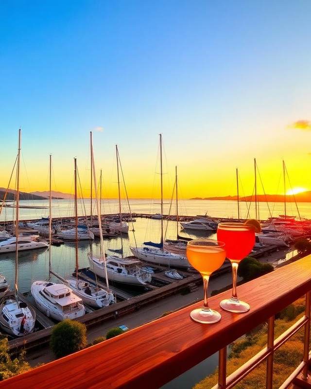Flamingo Marina Sunset