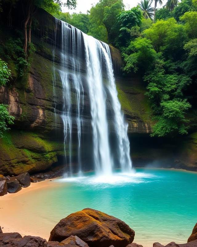 Llanos de Cortés Waterfall